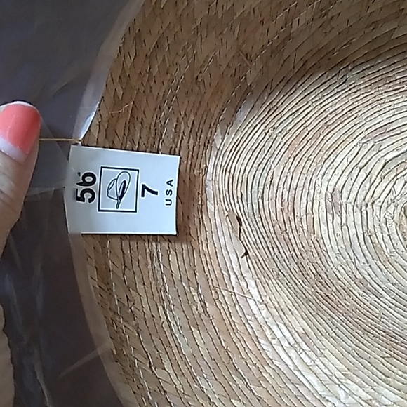 Women's Beaded Detail Sun Hat. - Picture 10 of 10